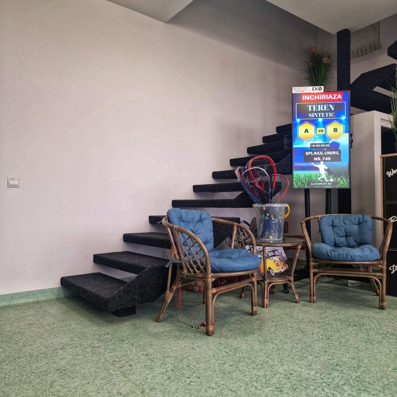 Reteaua Digitala DOOH Indoor - ALDO SPORT | TERENURI DE SQUASH