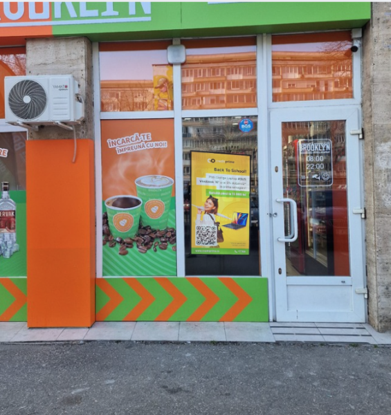 Reteaua Digitala DOOH Indoor - Brooklyn Drinks Market – Sos Mihai Bravu 90-96