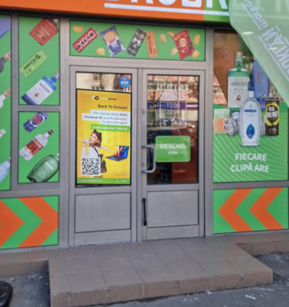 Reteaua Digitala DOOH Indoor - Brooklyn Drinks Market – Str. Viitorului 182
