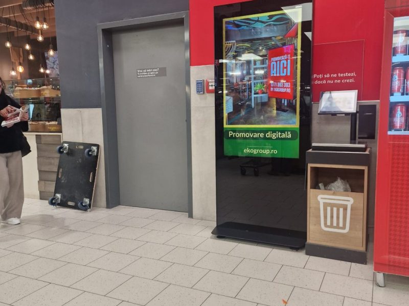Publicitate captivantă în Cluj Napoca prin rețeaua DOOH EkoGroup, sub conducerea lui Ciprian Petrescu